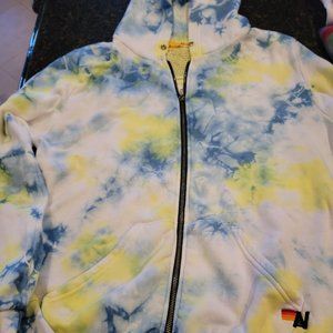 Aviator Nation blue and yellow Hoodie